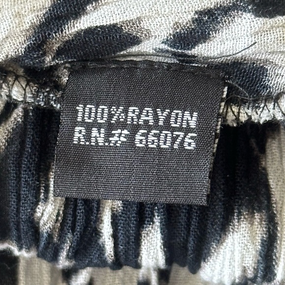 ANTHRO - RAVIYA women's Black and White Summer Strapless Dress - SIZE L - LARGE - Picture 11 of 17